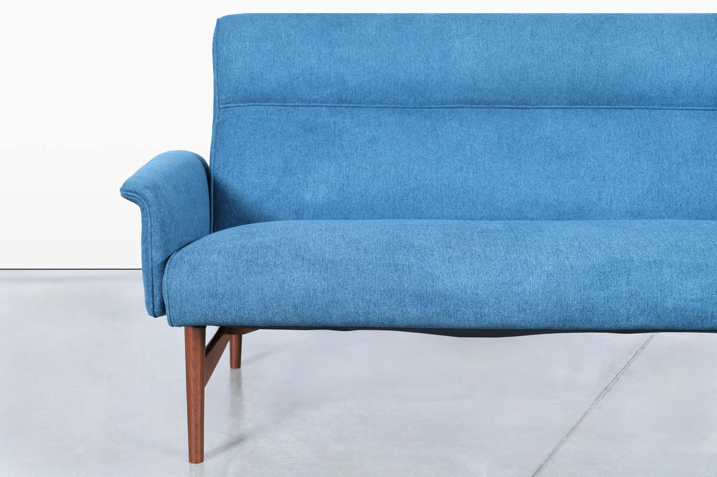 Mid-Century Modern Walnut Sofa