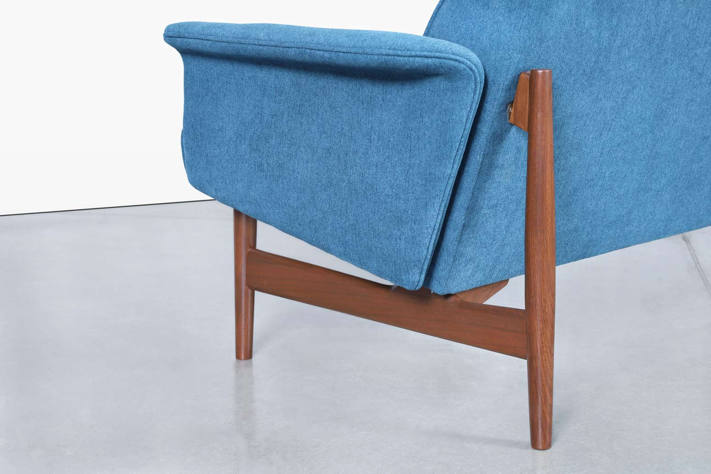 Mid-Century Modern Walnut Sofa