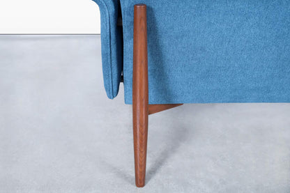 Mid-Century Modern Walnut Sofa