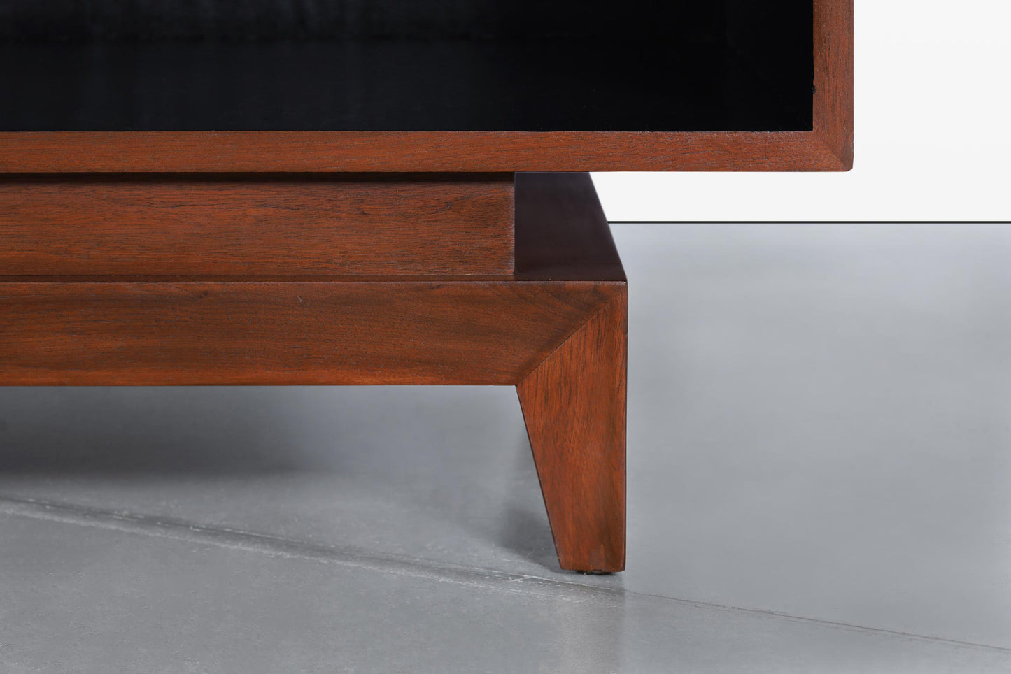 Mid-Century Modern Walnut Tambour Door Credenza