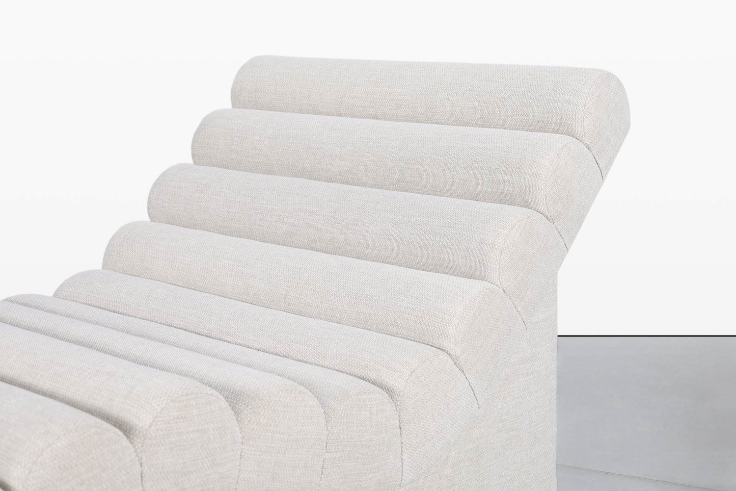 Mid-Century Modern “Wave” Chaise Lounge Styled After Adrian Pearsall