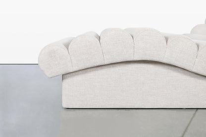 Mid-Century Modern “Wave” Chaise Lounge Styled After Adrian Pearsall