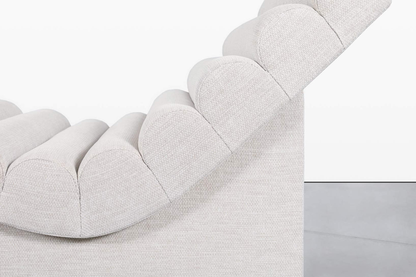 Mid-Century Modern “Wave” Chaise Lounge Styled After Adrian Pearsall
