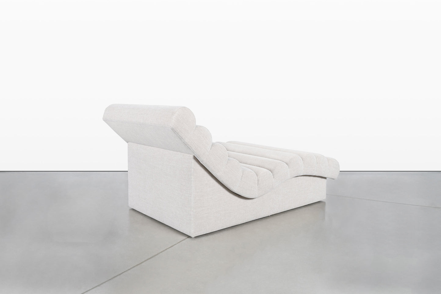 Mid-Century Modern “Wave” Chaise Lounge Styled After Adrian Pearsall