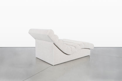 Mid-Century Modern “Wave” Chaise Lounge Styled After Adrian Pearsall