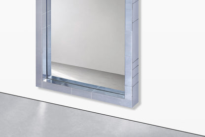 Mid-Century Paul Evans Cityscape Mirror with Console Table for Directional