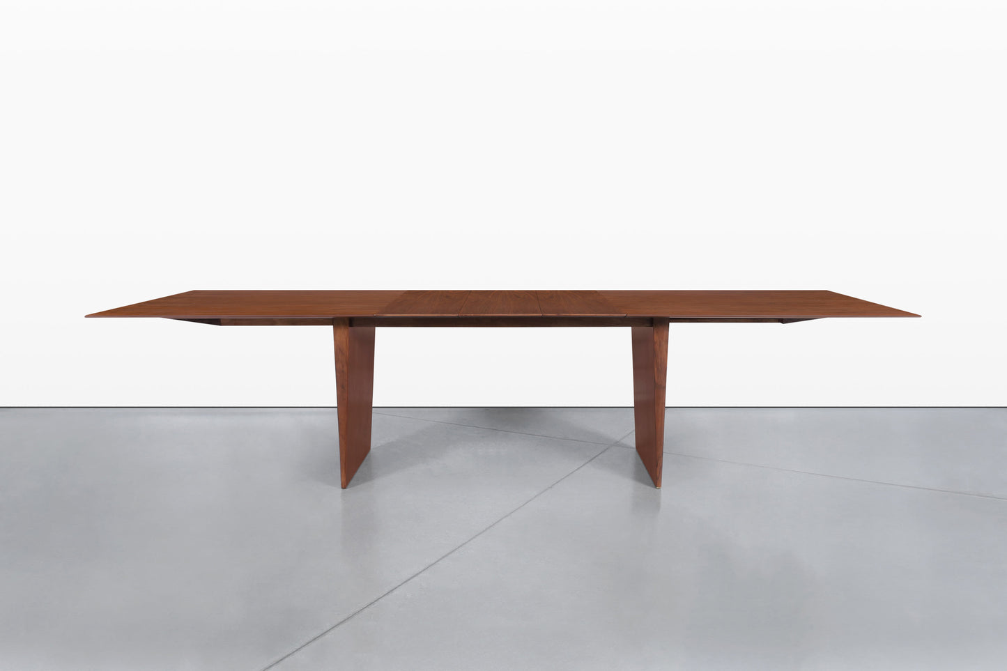 Mid-Century Walnut Extendable Dining Table by Edward J. Wormley for Dunbar