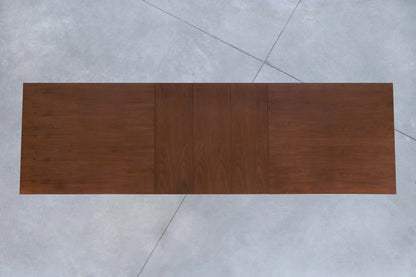 Mid-Century Walnut Extendable Dining Table by Edward J. Wormley for Dunbar