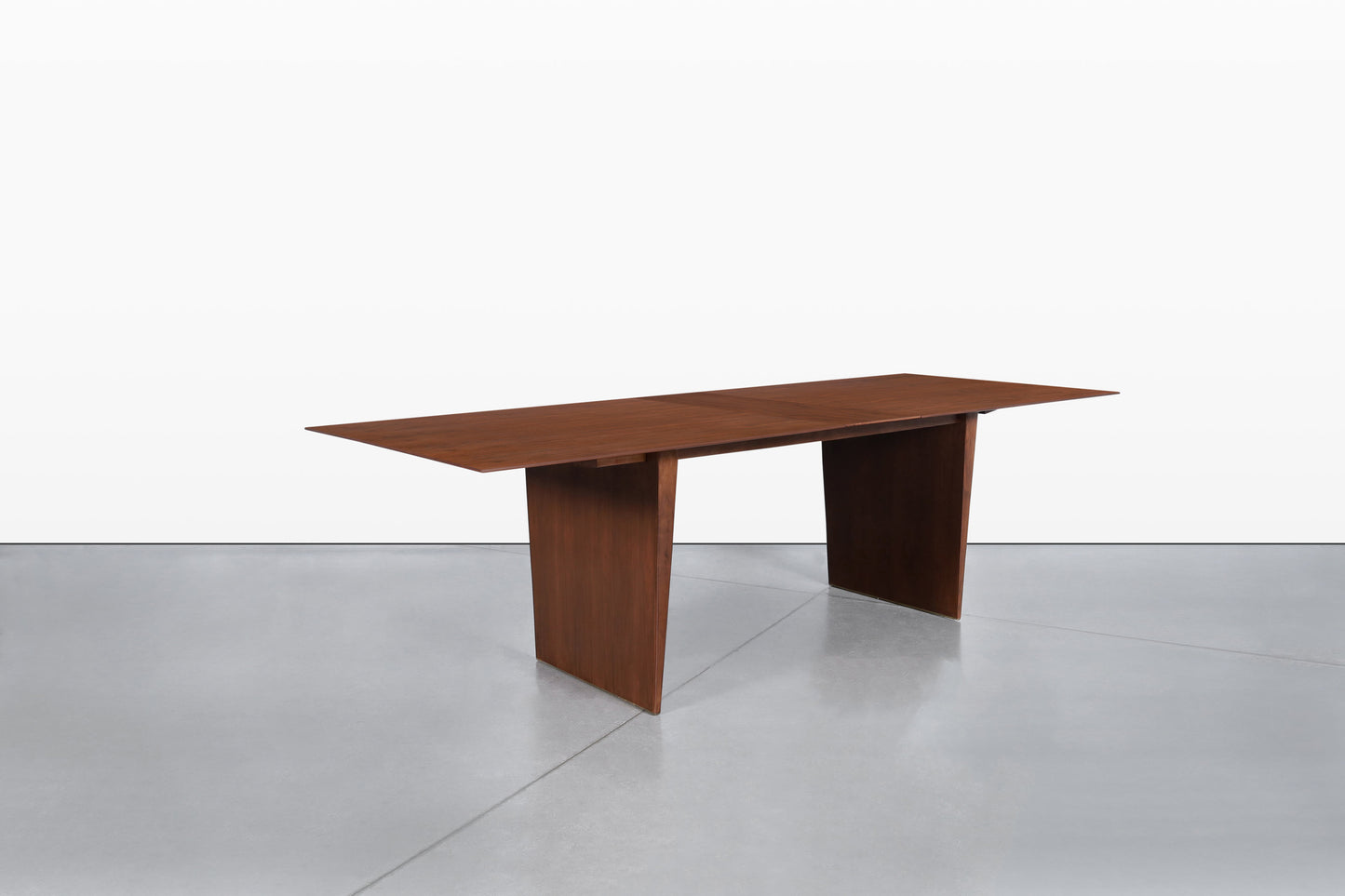 Mid-Century Walnut Extendable Dining Table by Edward J. Wormley for Dunbar