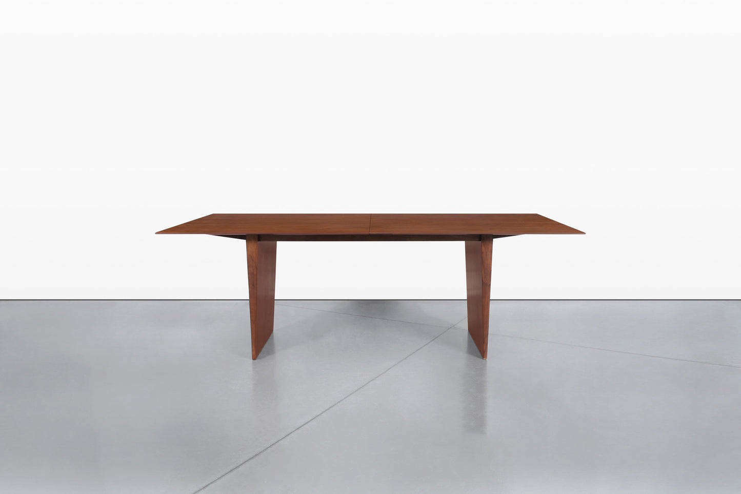 Mid-Century Walnut Extendable Dining Table by Edward J. Wormley for Dunbar