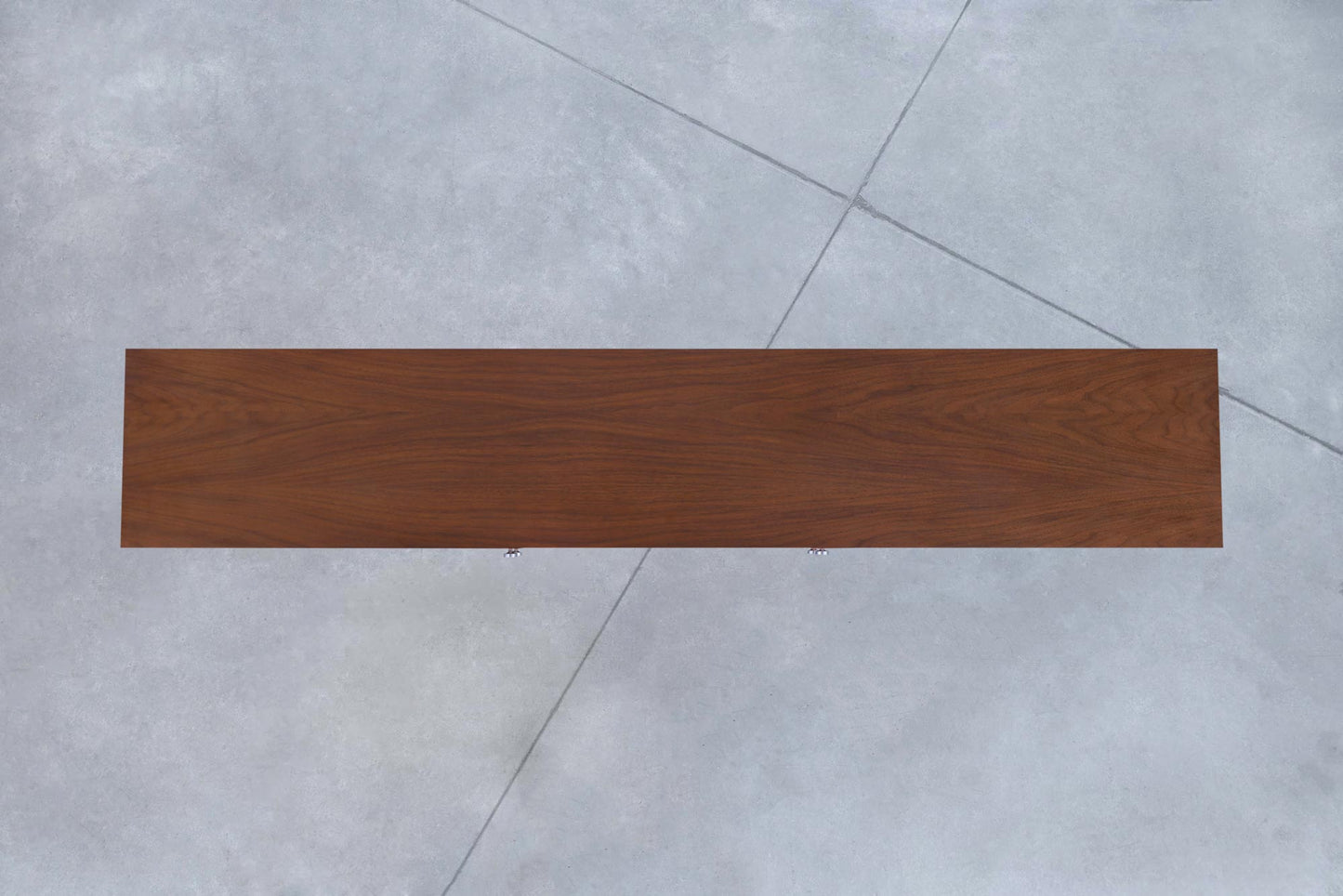 Mid-Century Modern Walnut and Rosewood Display Cabinet by Stanley