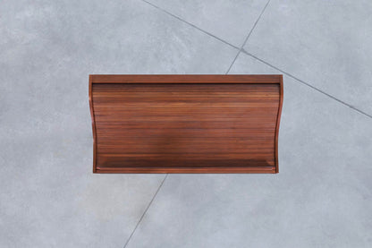 Mid-Century Walnut Roll-Top Desk by John Kapel for Glenn of California