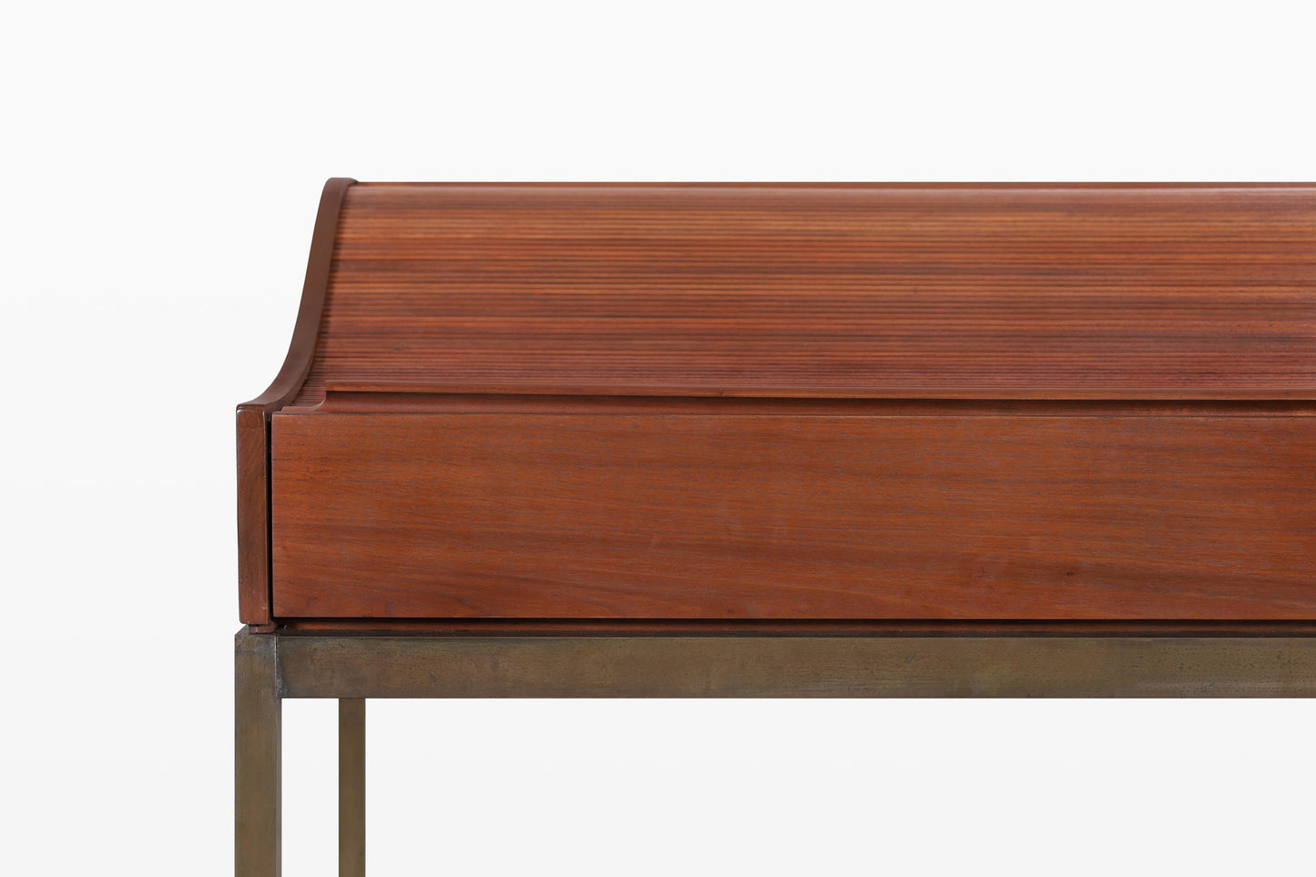 Mid-Century Walnut Roll-Top Desk by John Kapel for Glenn of California