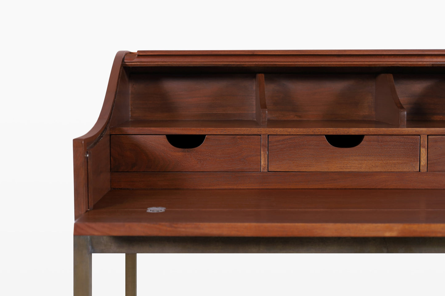 Mid-Century Walnut Roll-Top Desk by John Kapel for Glenn of California