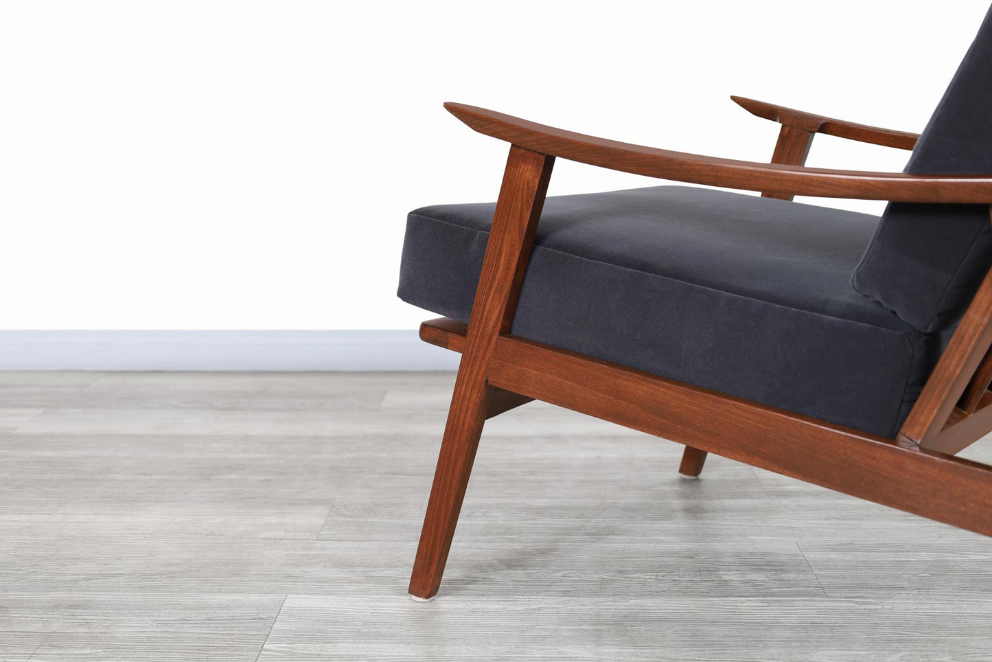 Mid-Century Modern Walnut Lounge Chairs