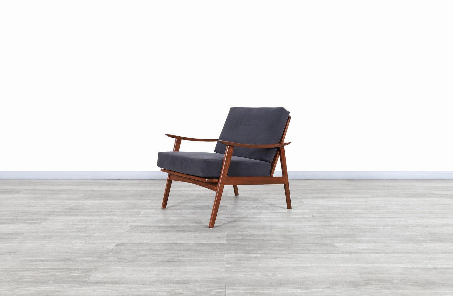Mid-Century Modern Walnut Lounge Chairs
