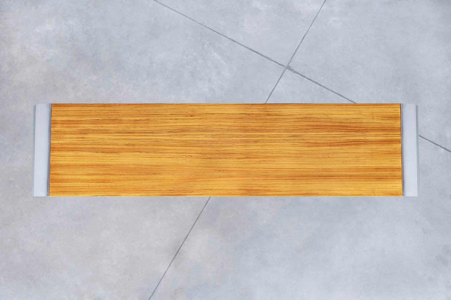 Monumental Stainless Steel "Waterfall" Credenza by John Mascheroni