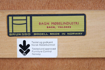 Norwegian Modern Teak Record or Magazine Cart by Rolf Hesland