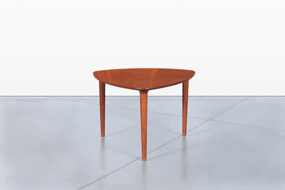 Norwegian Teak “Guitar Pick” Side Table by Rolf Rastad and Adolf Relling