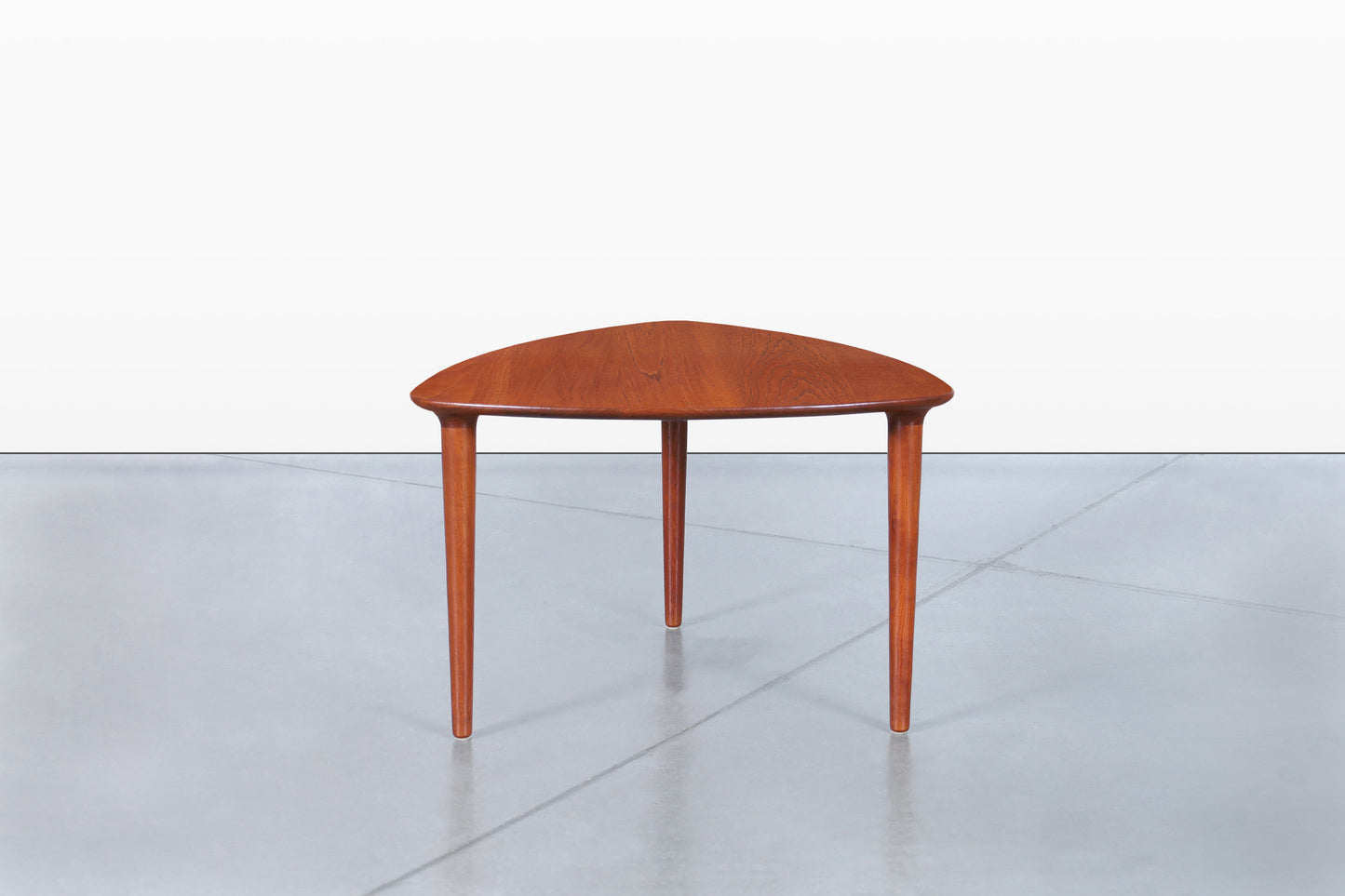 Norwegian Teak “Guitar Pick” Side Table by Rolf Rastad and Adolf Relling