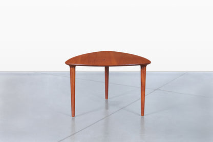 Norwegian Teak “Guitar Pick” Side Table by Rolf Rastad and Adolf Relling