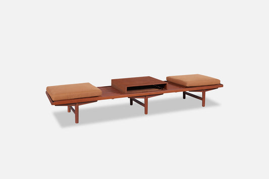 Norwegian Teak Modular Bench/Coffee Table by Gerhard Berg for Westnofa