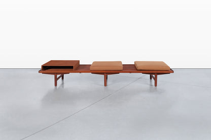 Norwegian Teak Modular Bench/Coffee Table by Gerhard Berg for Westnofa