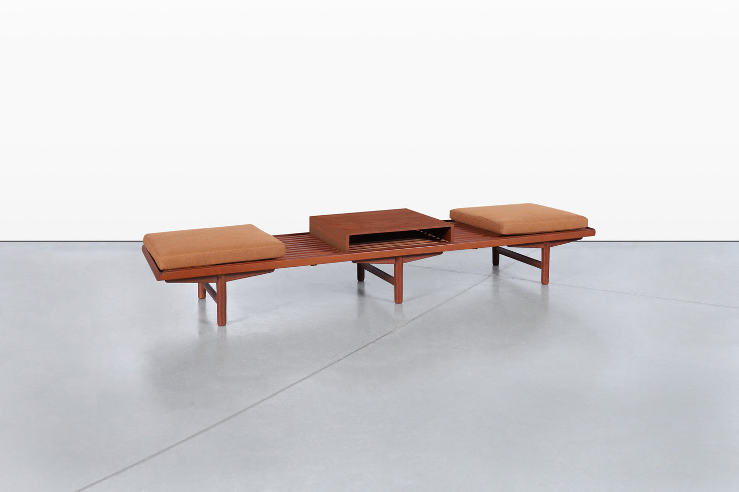 Norwegian Teak Modular Bench/Coffee Table by Gerhard Berg for Westnofa