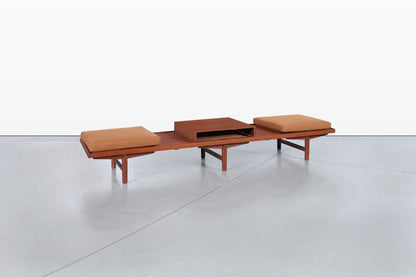Norwegian Teak Modular Bench/Coffee Table by Gerhard Berg for Westnofa