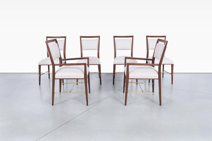 Paul McCobb "Irwin Collection" Dining Chairs with Brass Accents