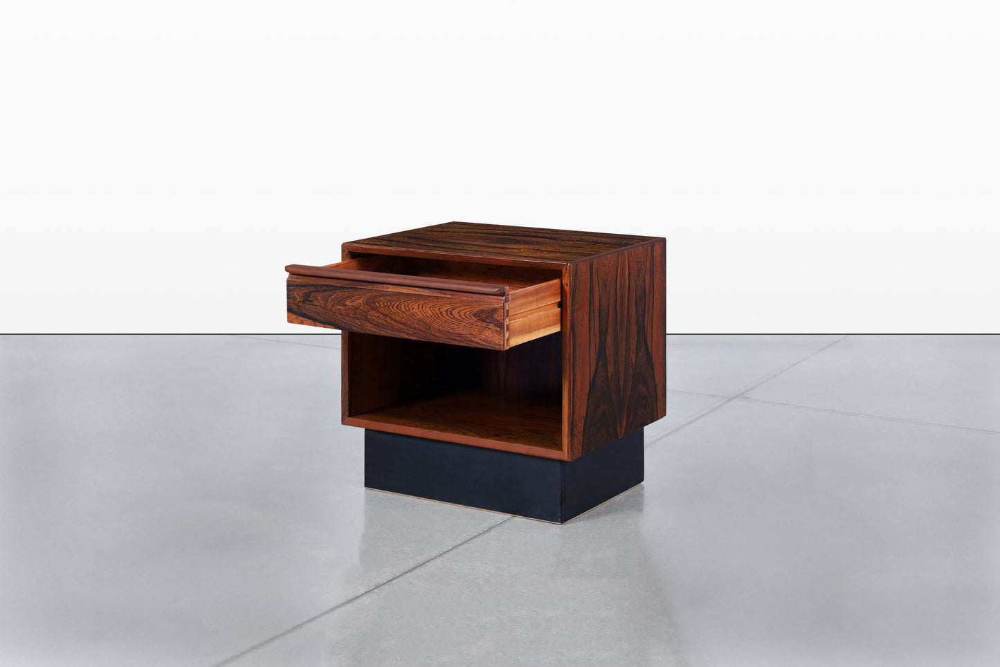 Scandinavian Modern Brazilian Rosewood Nightstands by Westnofa