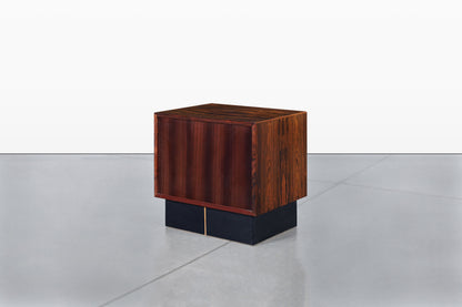 Scandinavian Modern Brazilian Rosewood Nightstands by Westnofa
