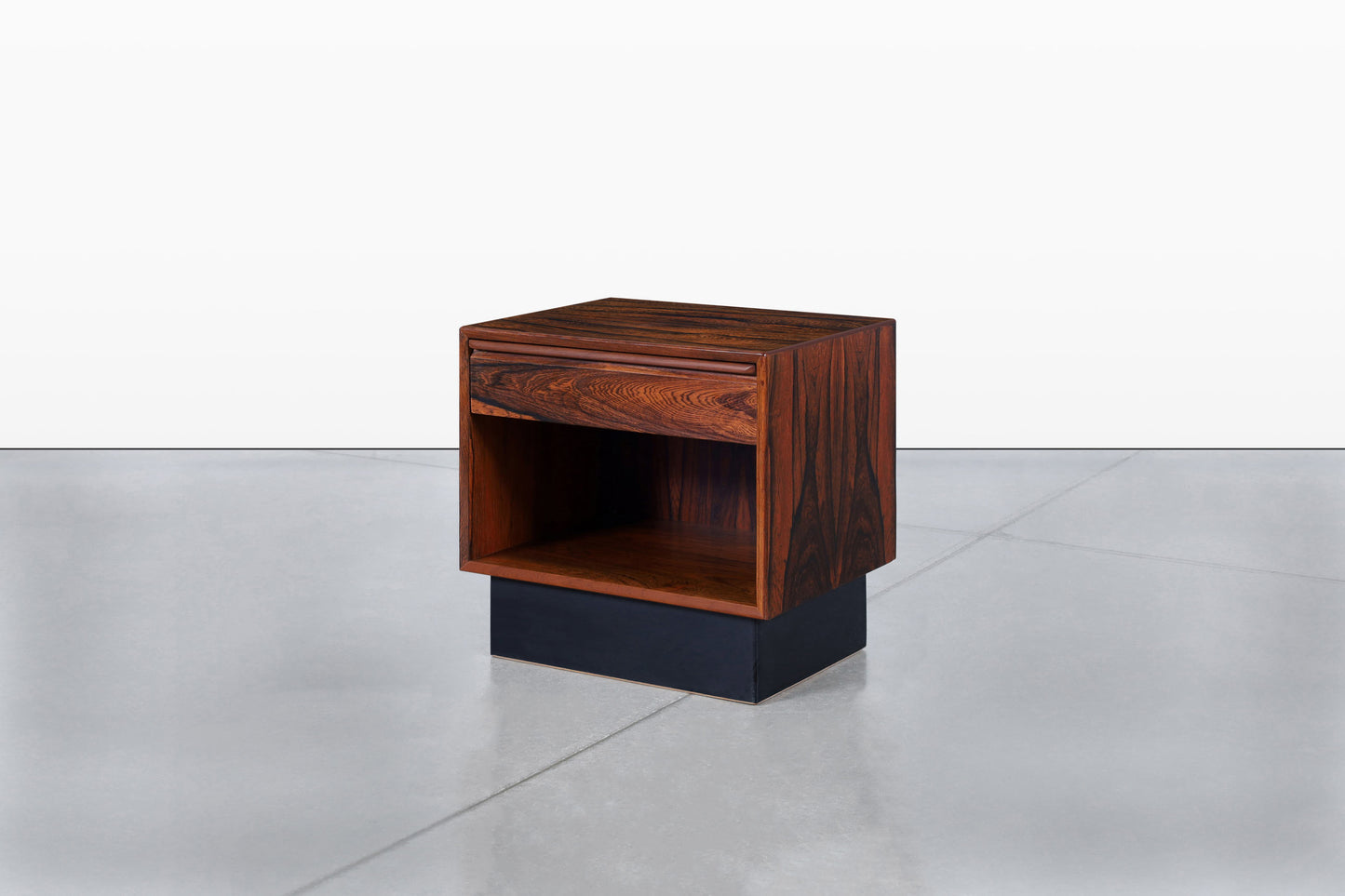 Scandinavian Modern Brazilian Rosewood Nightstands by Westnofa