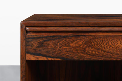 Scandinavian Modern Brazilian Rosewood Nightstands by Westnofa