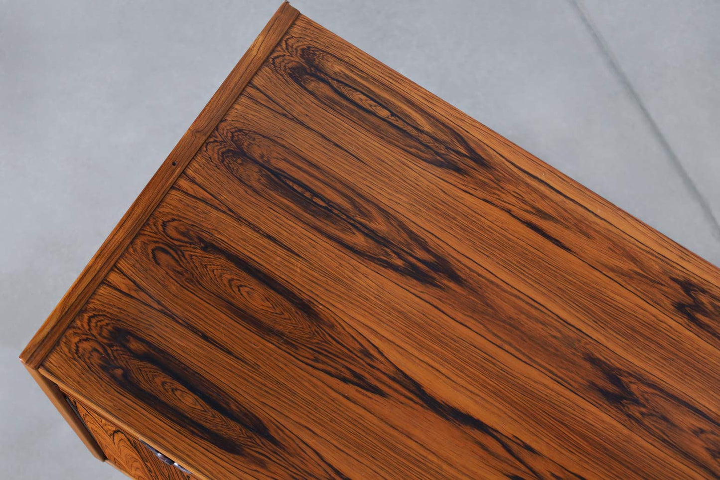 Scandinavian Modern Brazilian Rosewood Small Credenza