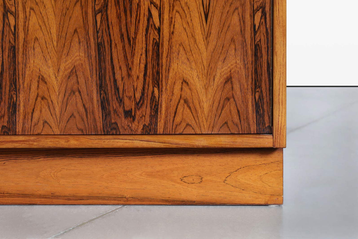 Scandinavian Modern Brazilian Rosewood Small Credenza