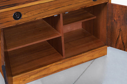 Scandinavian Modern Brazilian Rosewood Small Credenza