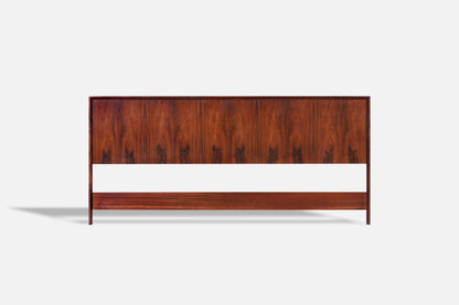 Scandinavian Modern Rosewood King-Size Headboard by Westnofa