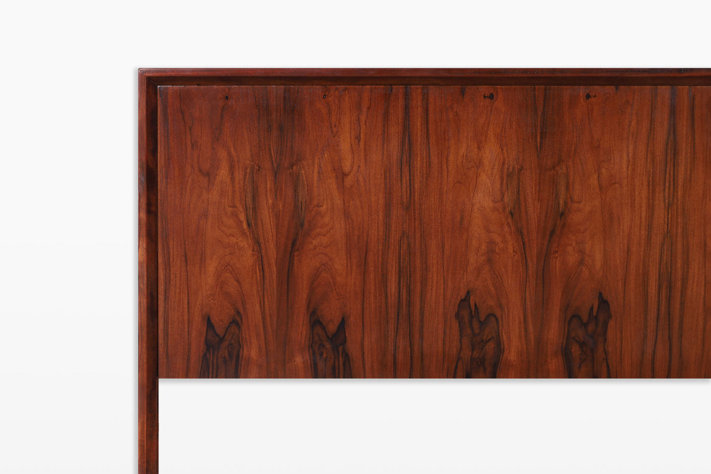 Scandinavian Modern Rosewood King-Size Headboard by Westnofa