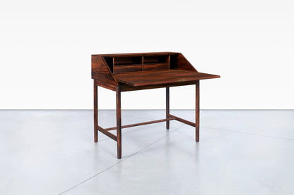 Scandinavian Rosewood Secretary Desk by Brode Blindheim for Sykkylven