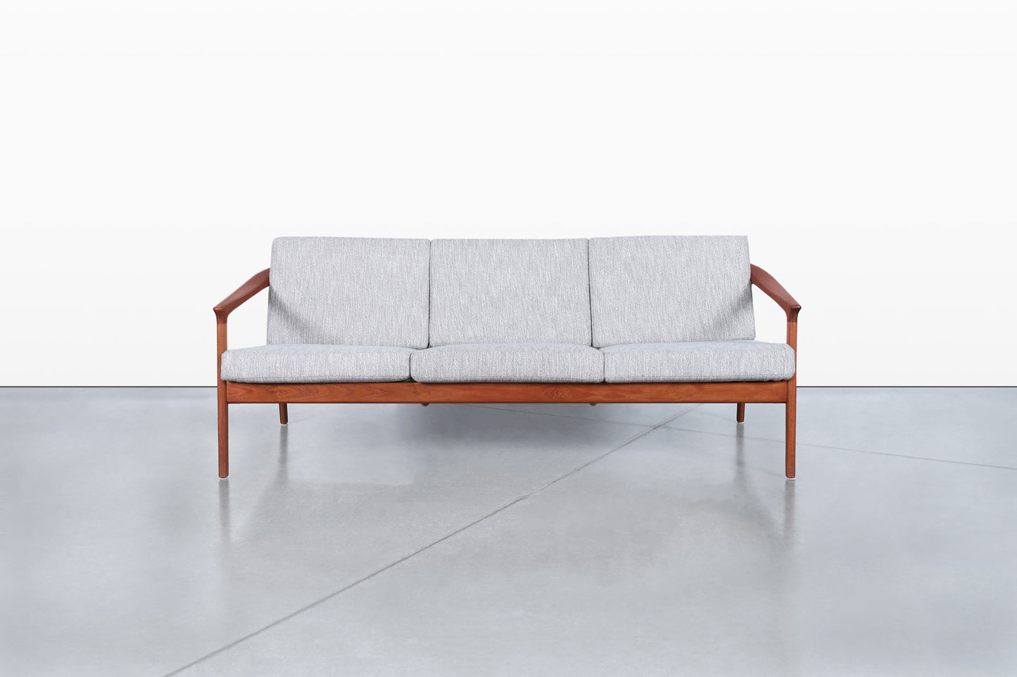 Swedish Modern “Monterey” Teak Sofa by Folke Ohlsson for DUX