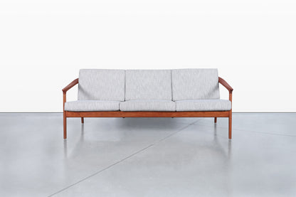 Swedish Modern “Monterey” Teak Sofa by Folke Ohlsson for DUX