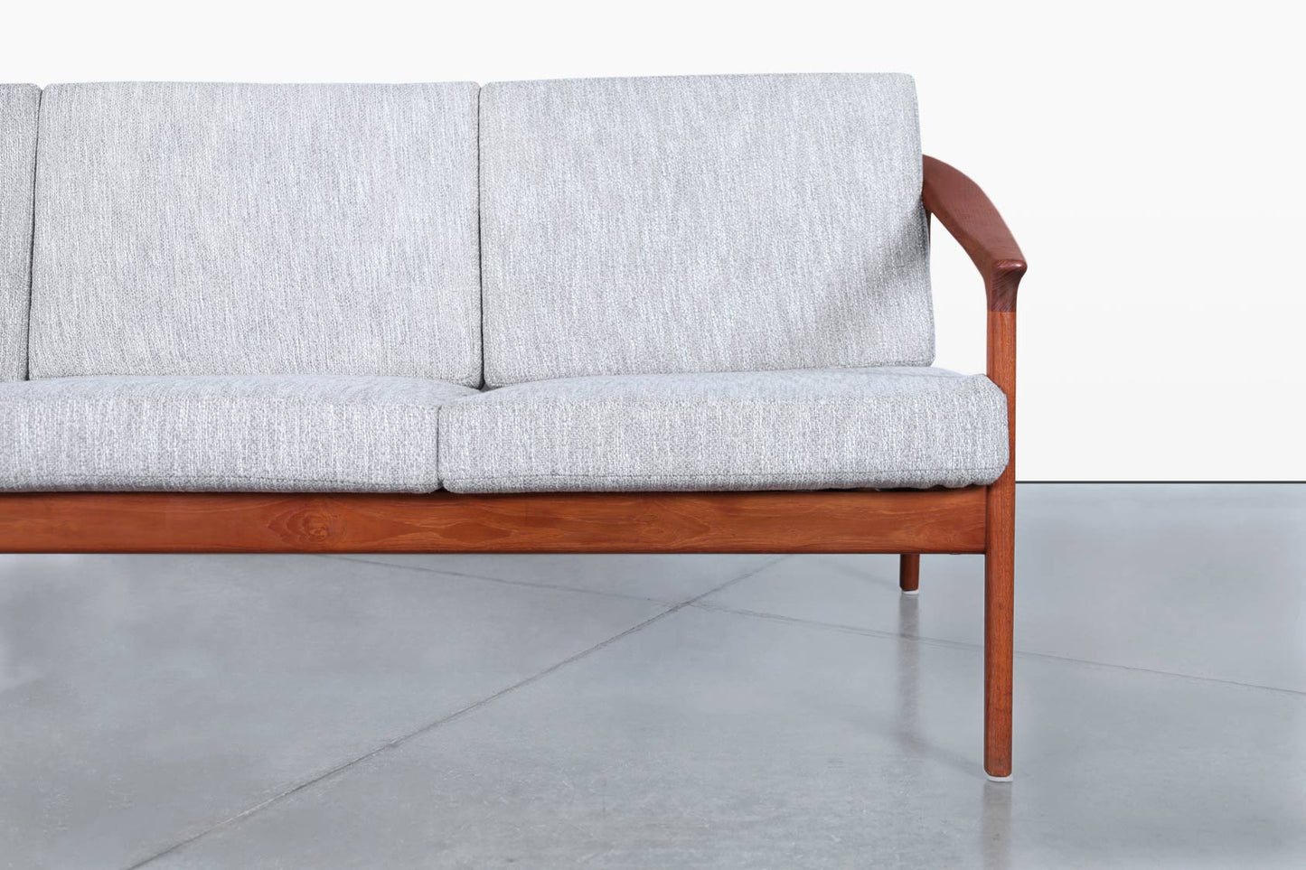 Swedish Modern “Monterey” Teak Sofa by Folke Ohlsson for DUX