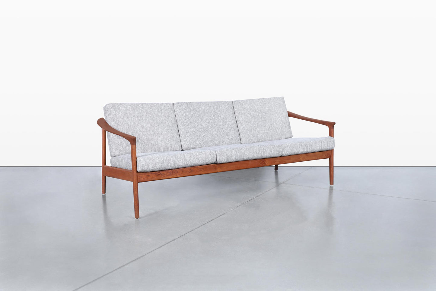 Swedish Modern “Monterey” Teak Sofa by Folke Ohlsson for DUX