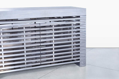 Timothy Oulton Zazenne Stainless Steel Sideboard
