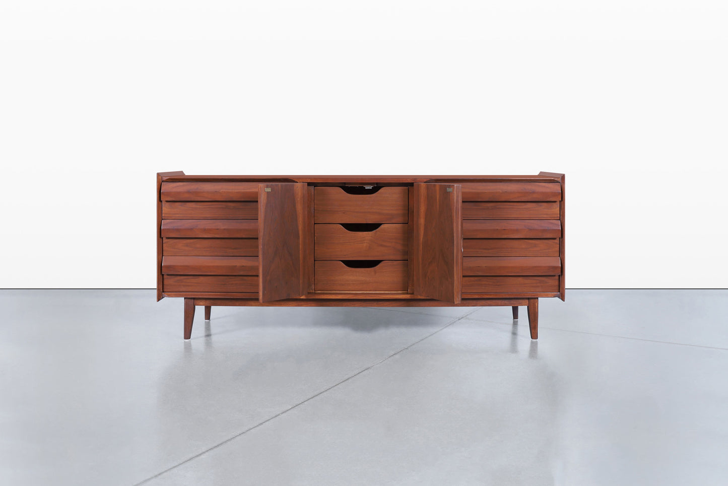 Vintage “1st Edition” Walnut Dresser by Lane