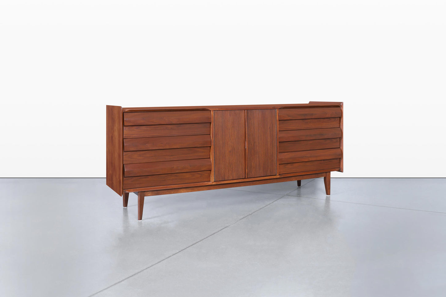 Vintage “1st Edition” Walnut Dresser by Lane