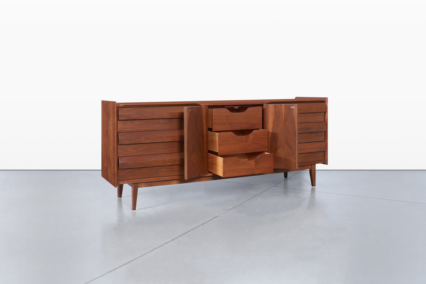 Vintage “1st Edition” Walnut Dresser by Lane