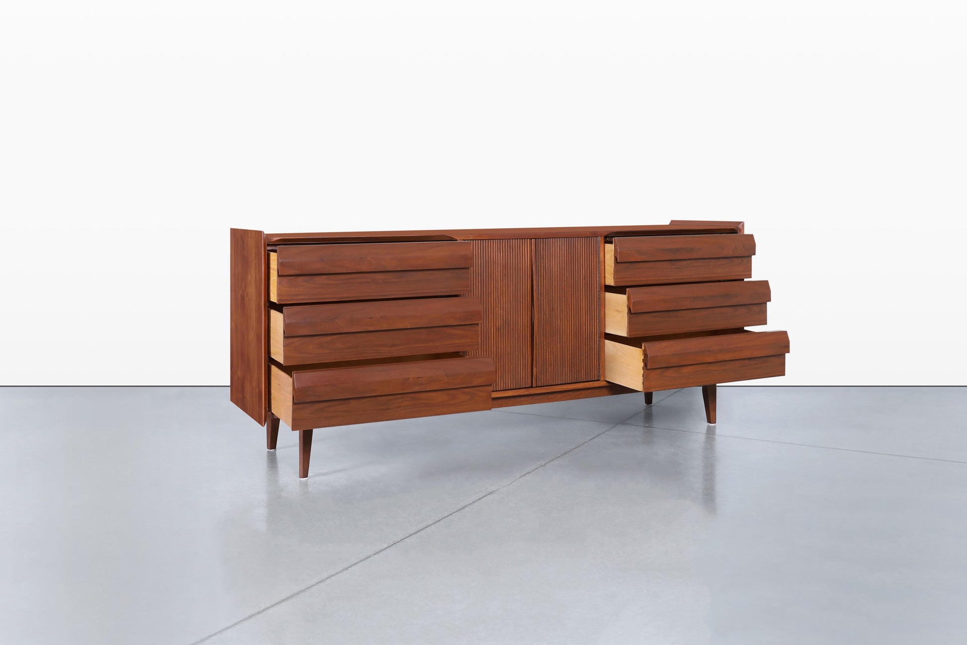 Vintage “1st Edition” Walnut Dresser by Lane