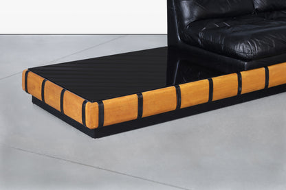Vintage 3-Piece Modular Seating Group with Coffee Table by Haralson–Seidel
